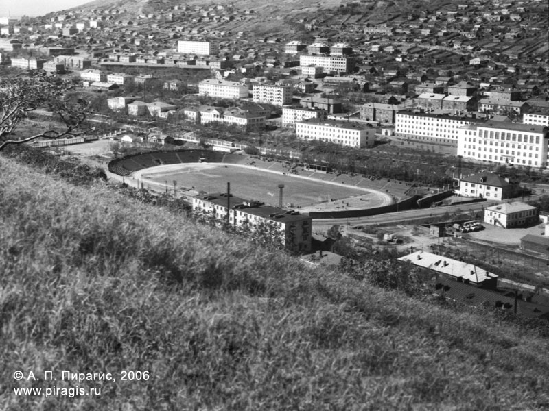 Камчатский стадион Спартак после первой реконструкции