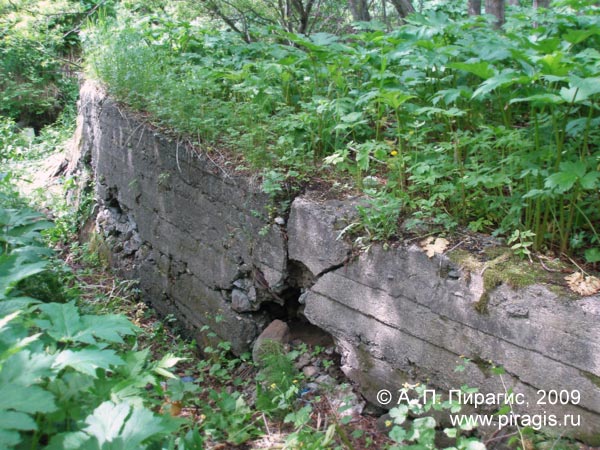 Остатки плотины водозабора в Петропавловске-Камчатском через полвека после прекращения его работы