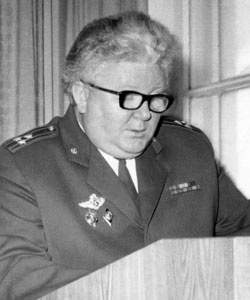 Б. Г. Шишов, начальник отдела уголовного розыска Камчатского УВД. 1977 год. Автор фотографии А. П. Пирагис